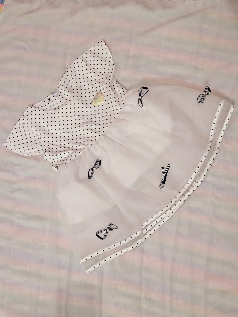 Baby Girl Wite Floral frock