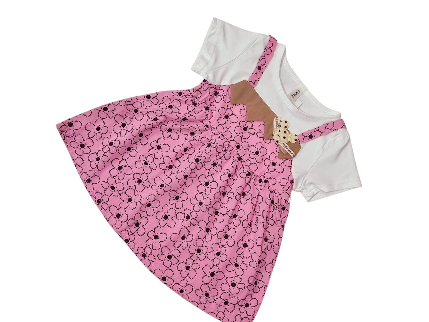 Baby Girl Trendy Bow Frock