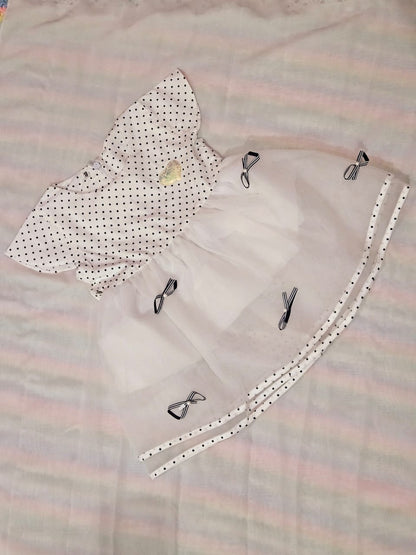 Baby Girl Wite Floral frock