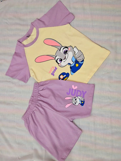 Pajamas Rabit Character Set
