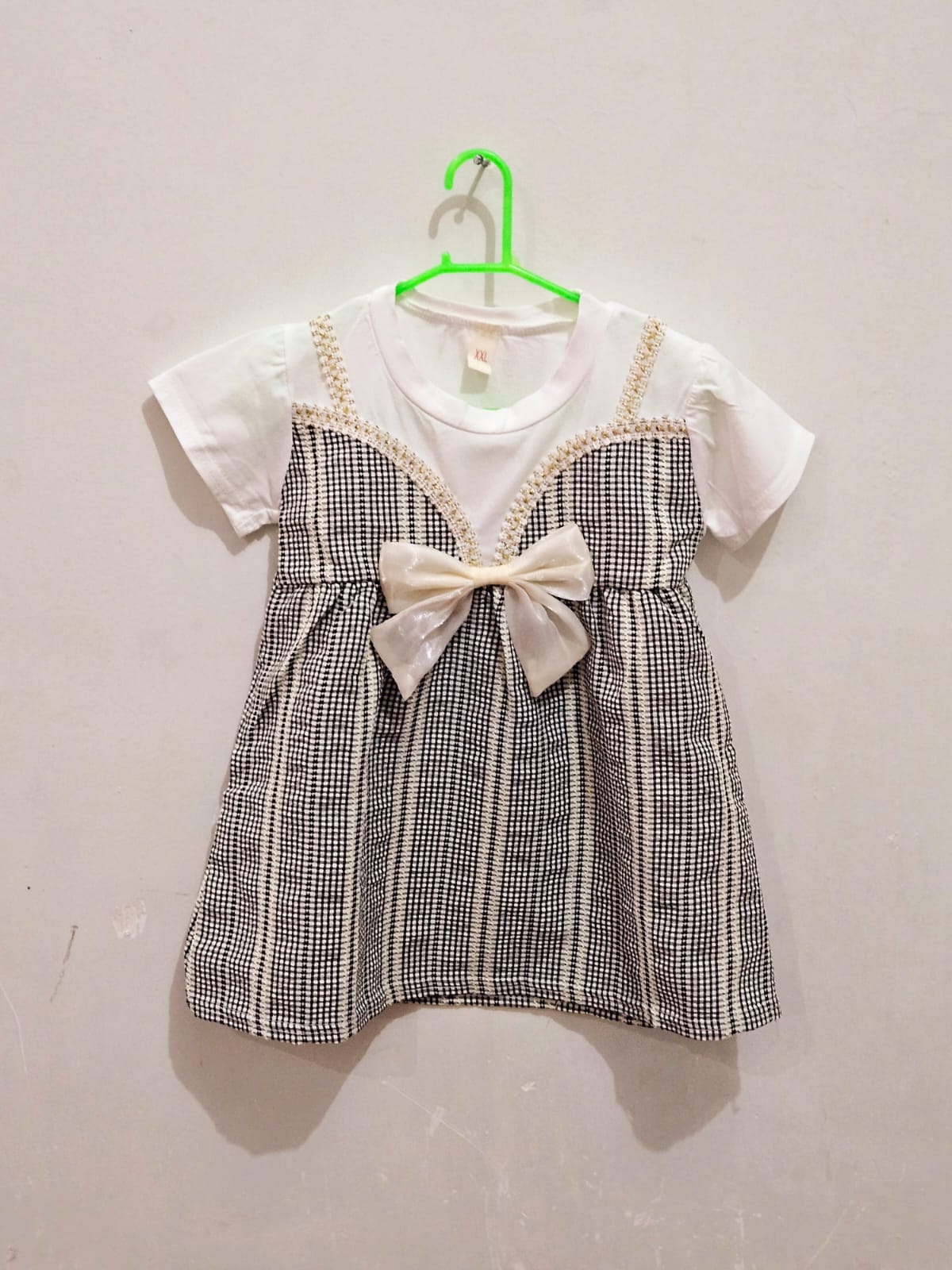 Baby Girl Trendy Bow Frock