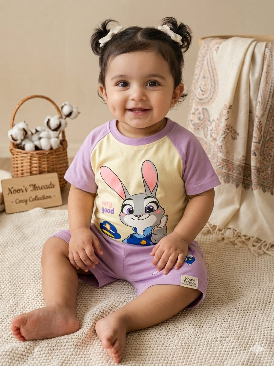 Pajamas Rabit Character Set