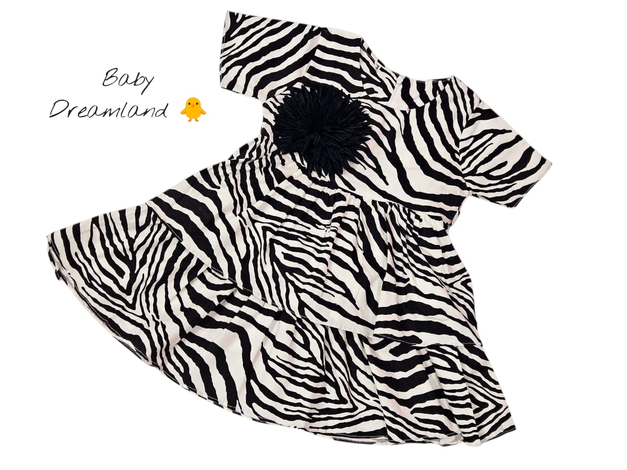 Baby Girl Zebra Print Frock